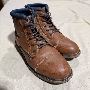 Sonoma Boy’s Tan Lace-Up Boots